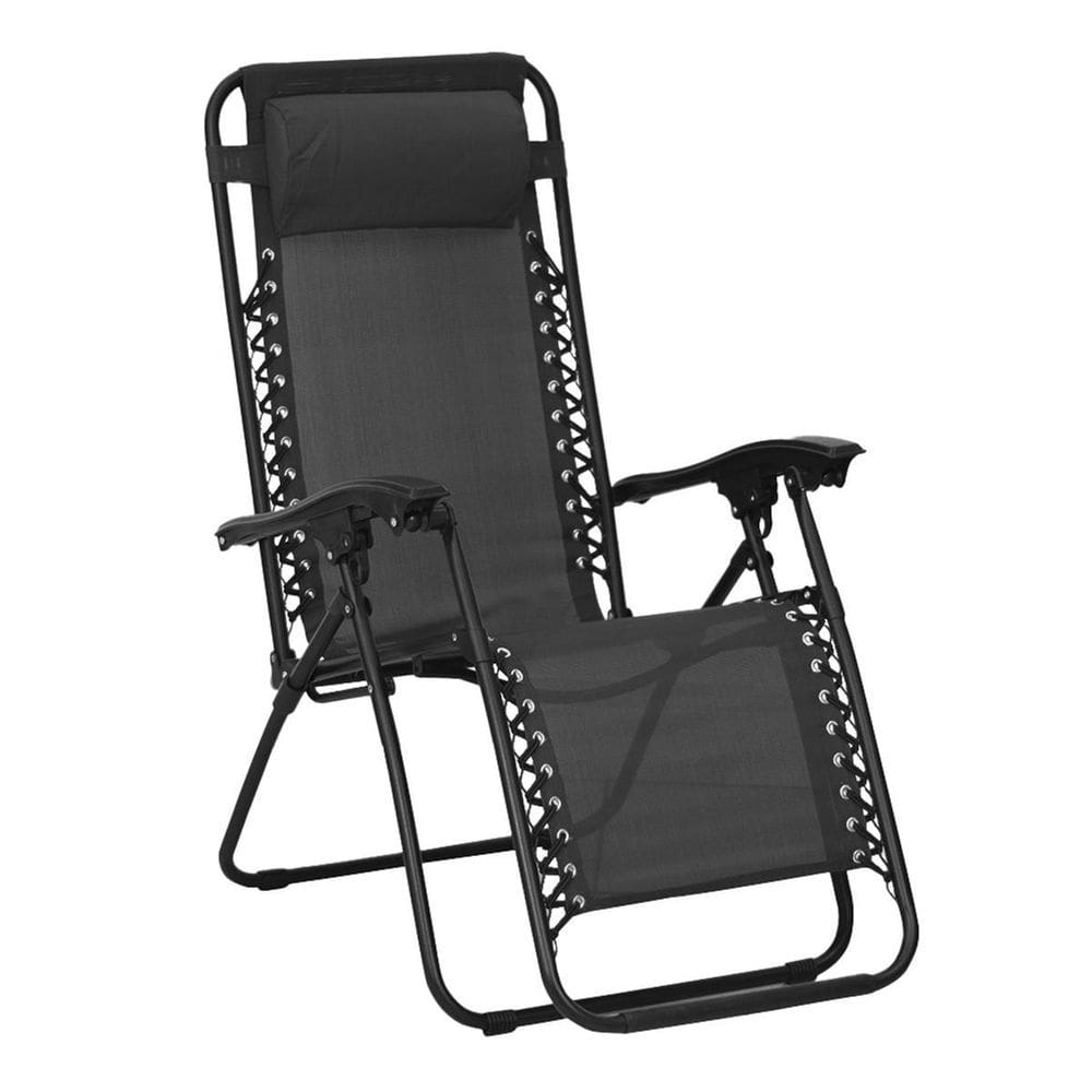 Cadeira Espreguiçadeira Gravity Preta 291020-Pr Nautika