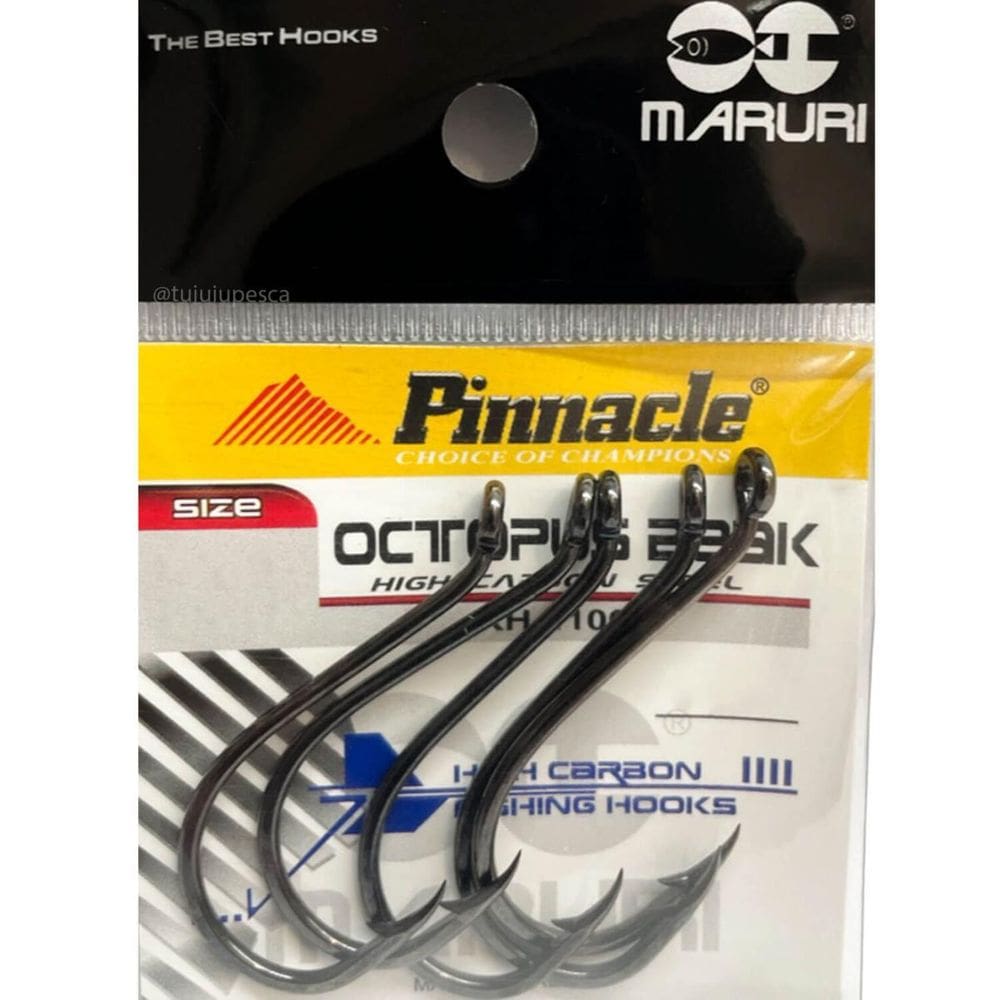 Cartela Anzol Pinnacle Octopus Beak 9/0 - Maruri