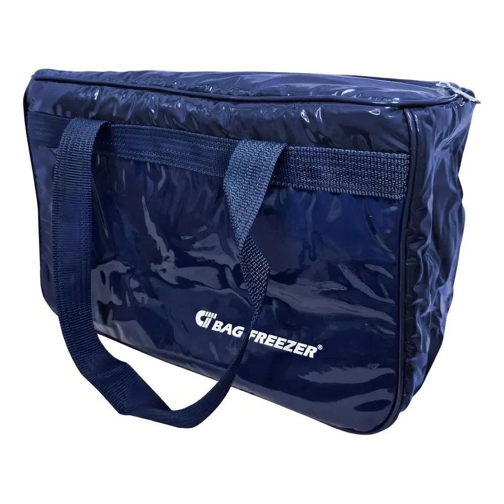 2X Bolsa Térmica 18 Litros Pvc Azul Bag Freezer