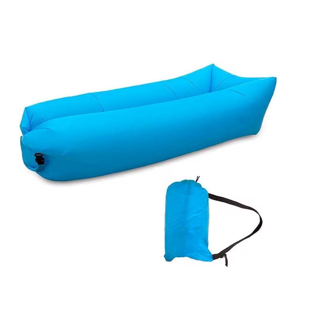 Saco Inflável Puff Para Relaxar Com Ar E Conforto