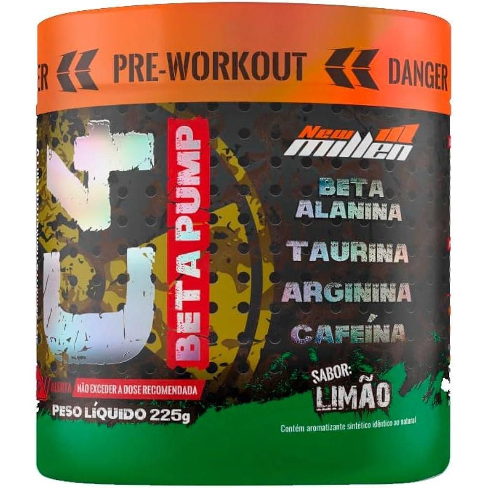 Pré Treino C4 Beta Pump Extreme  225G  Millen - Sabor Limão