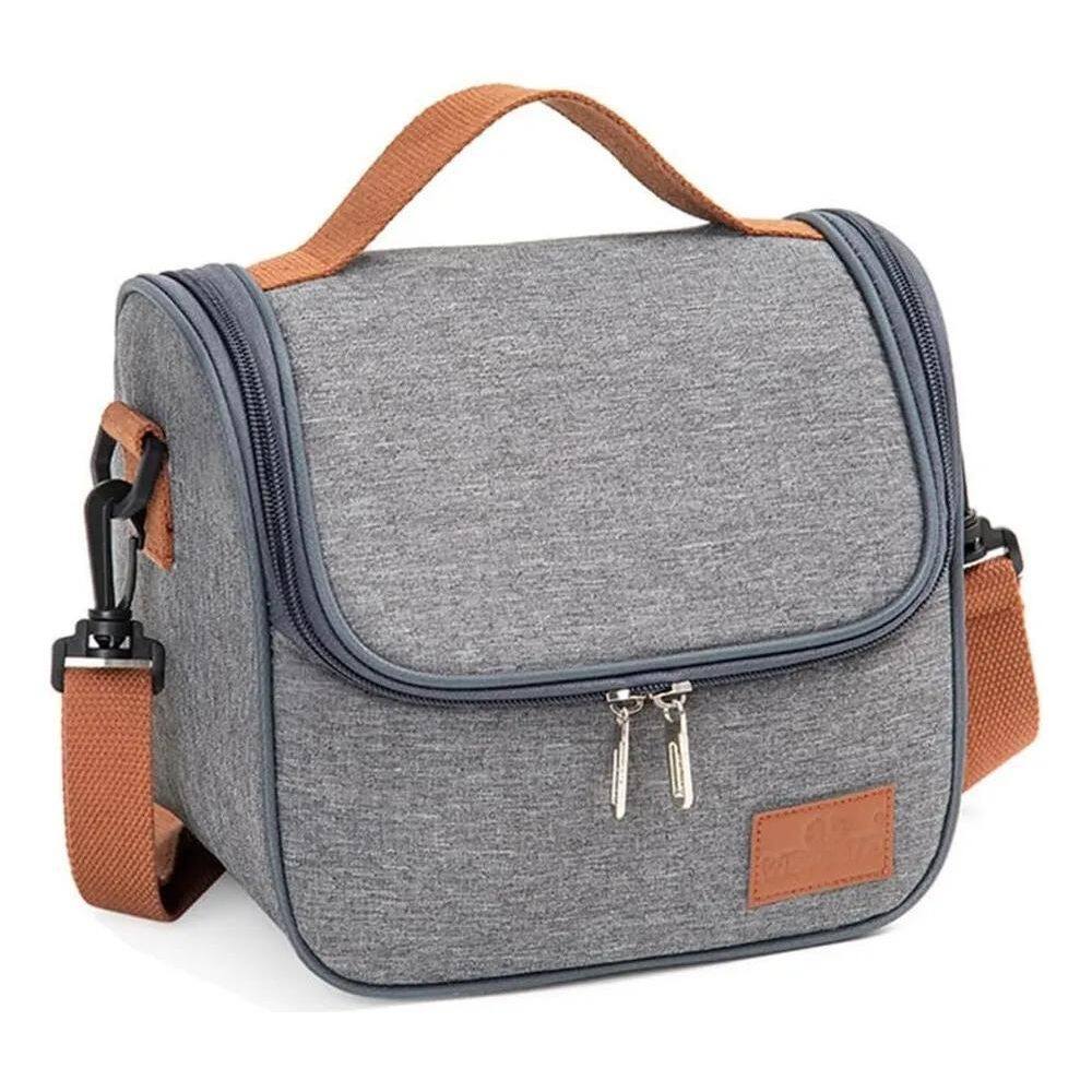 Bolsa Térmica Com Alça Lancheira Trabalho Academia Passeios
