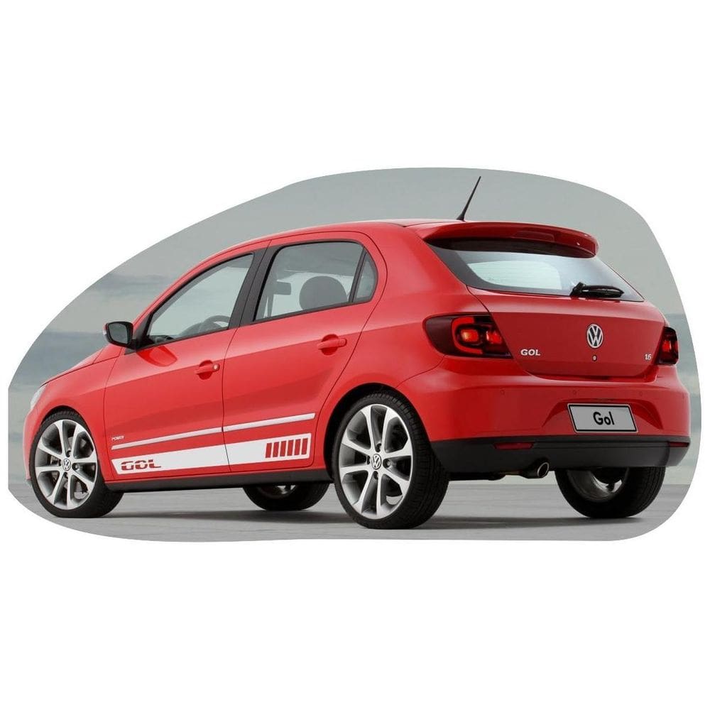 Faixa Lateral Para Gol G5 G6 G7 Adesivo Gr9 Colante Tuning