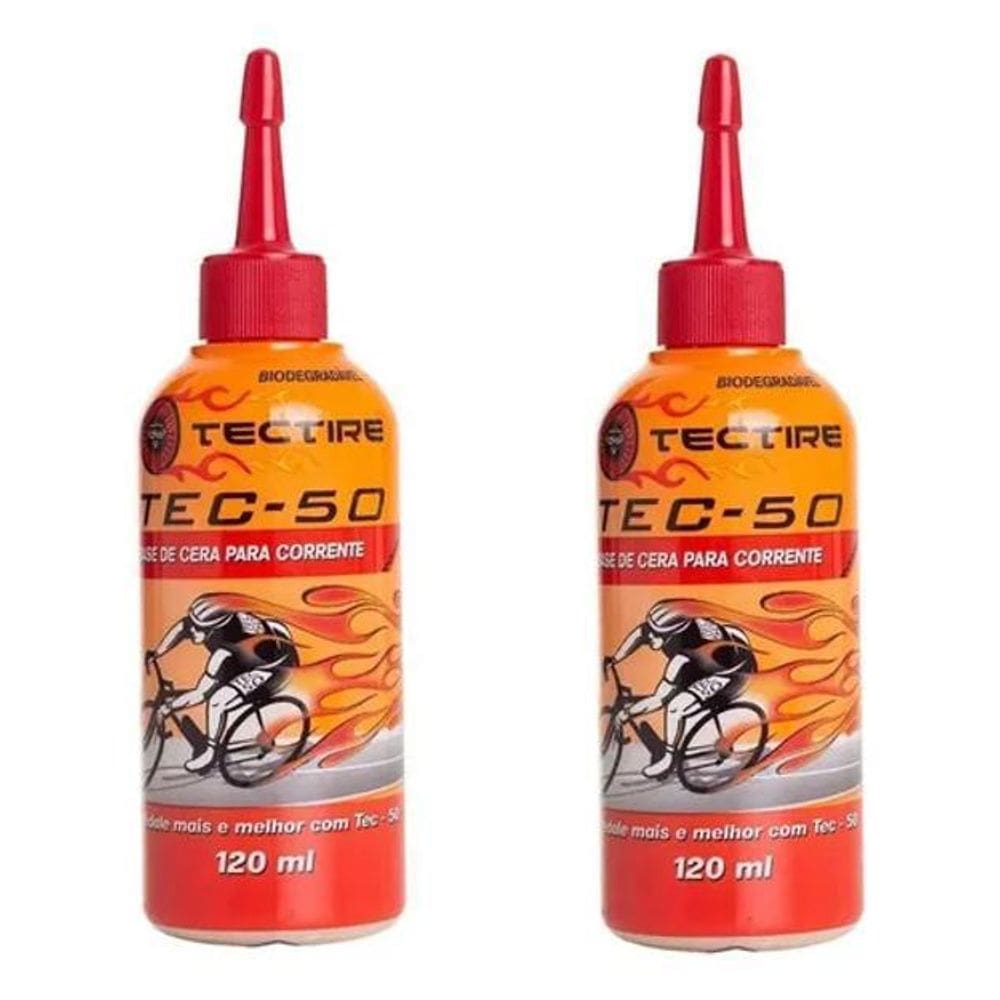 Par Óleo Lubrificante Tectire Tec-50 Bio Cera Bike 120Ml