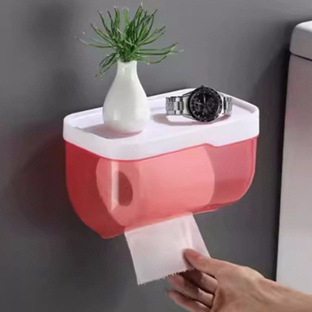 Porta Papel Higiênico De Parede À Prova D `água Colável