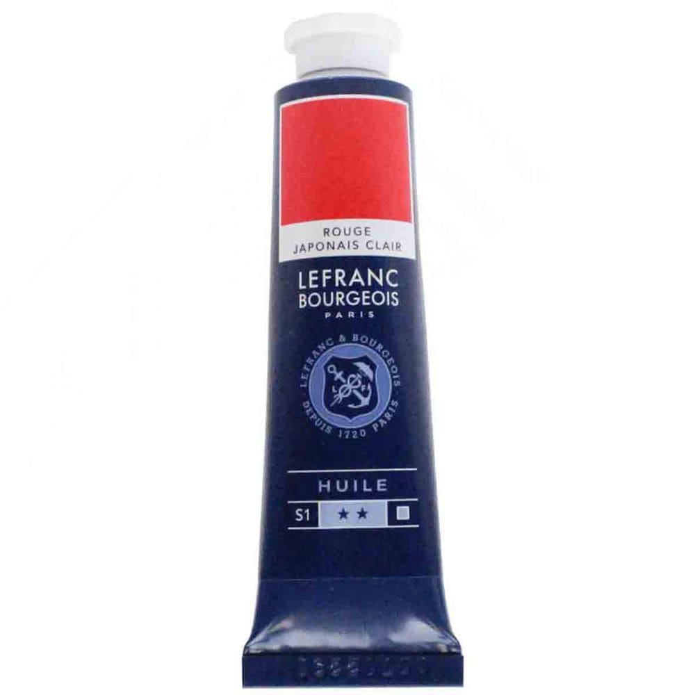 Tinta Óleo Fine Lefranc & Bourgeois Japanese Red Light 40Ml