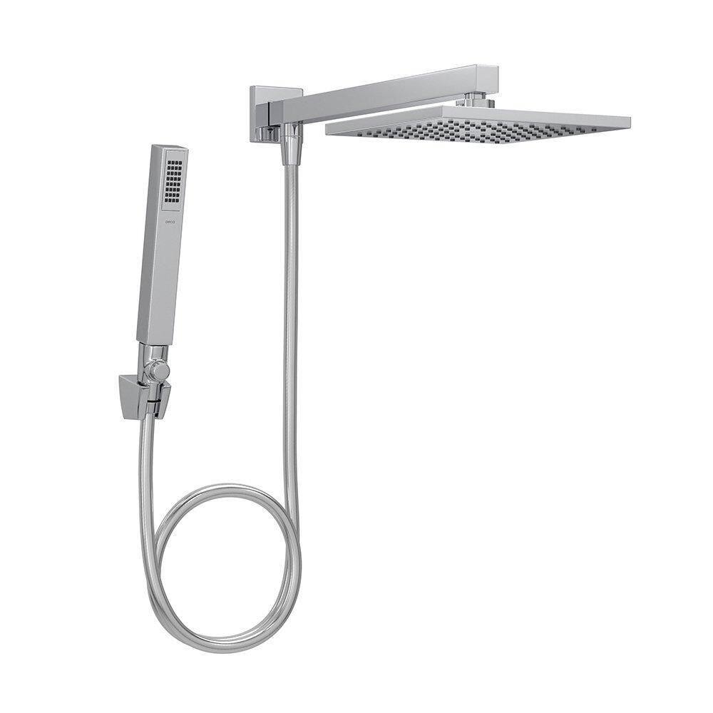 Chuveiro Deca Quadrado  Parede Desviador Cromado