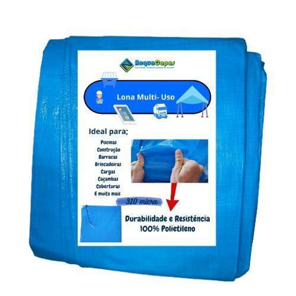 Lona Polietileno 5X3 Grossa 300 Micras Multiuso Impermeável