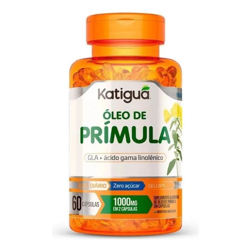 2X Suplemento Óleo De Prímula 1000Mg 60Cps Katiguá Sabor Sem