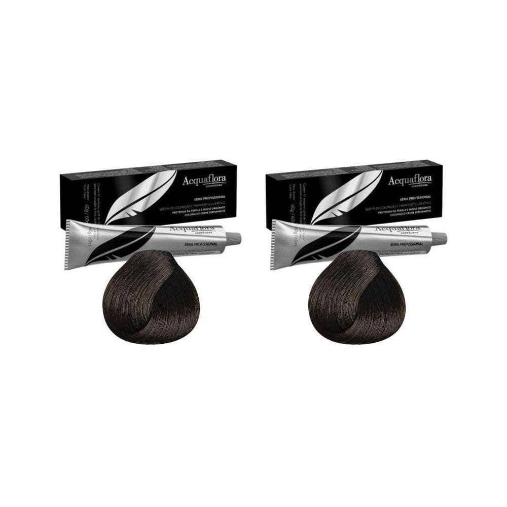 Coloraçao Acquaflora Perm 5.3 Castanho Claro Dourado - 2Un
