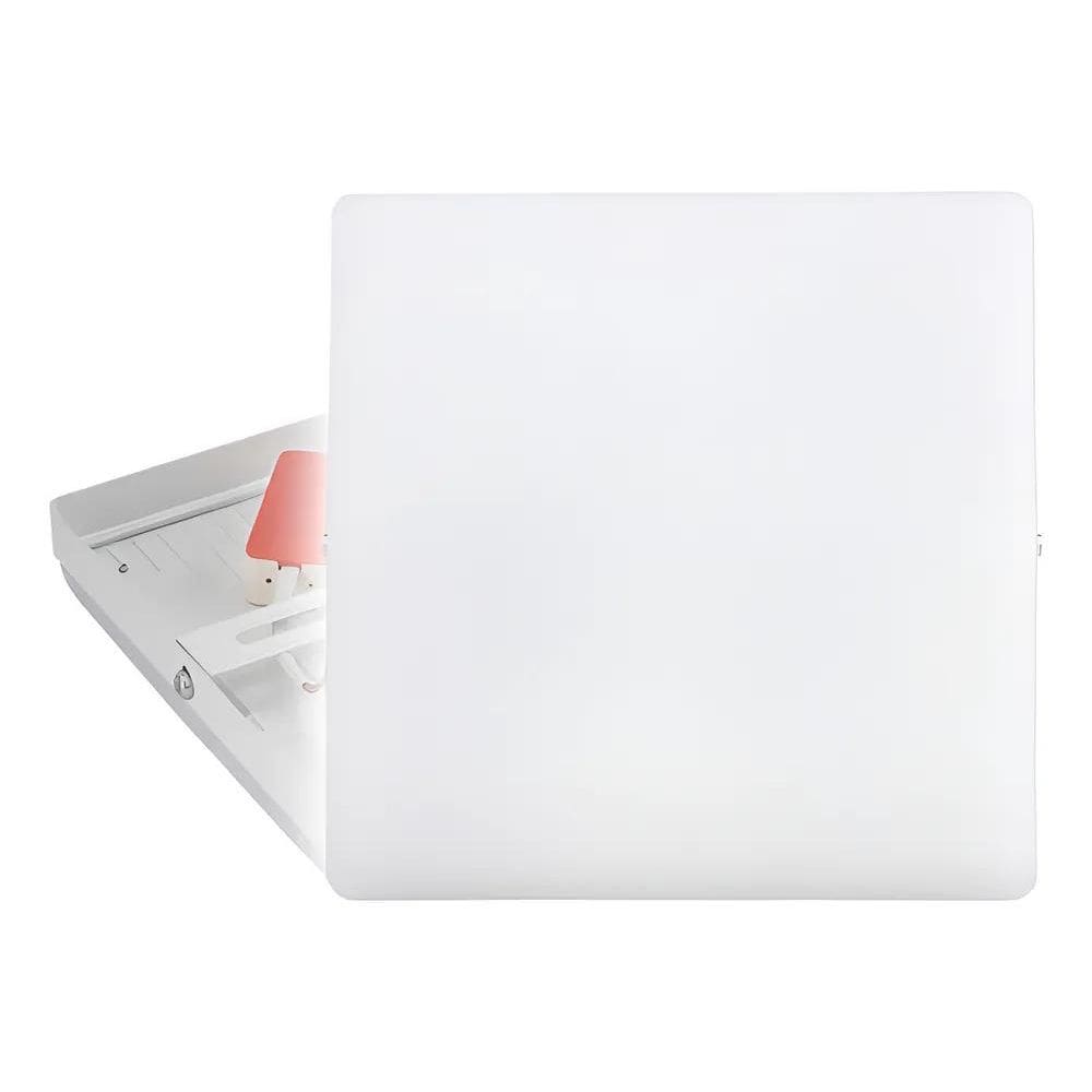 Plafon Led Quadrado Sobrepor 36W Frameless Taschibra Branco