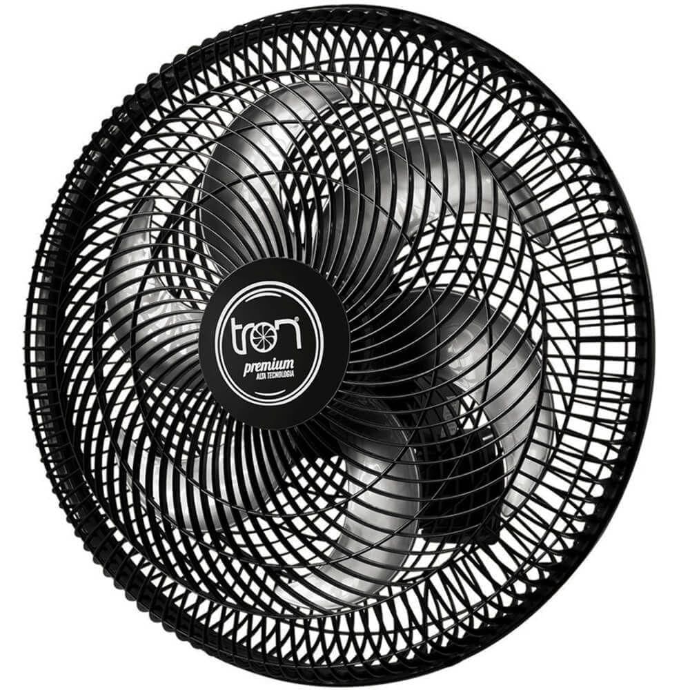 Ventilador Oscilante Premium De Parede 50cm Pp Preto 127 Volts - 51.01-1246 - Tron
