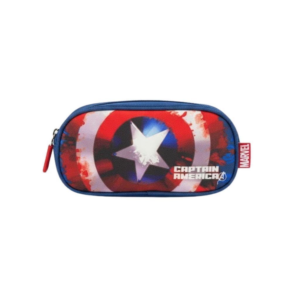 Estojo Escolar Duplo Avengers Marvel  Premium Az