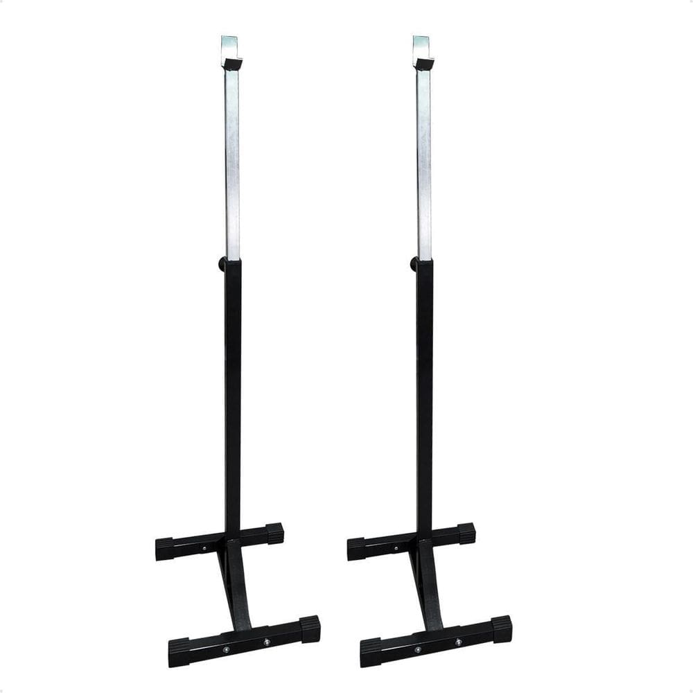 Suporte Regulável Supino E Agachamento Preto Par Cavalete