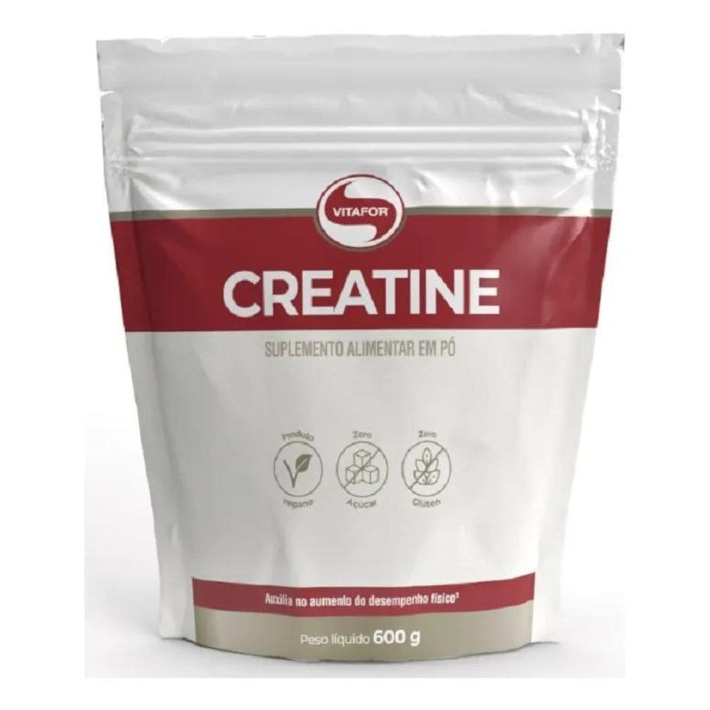 2X Suplemento Alimentar Creatine Sem Sabor Pouch 600G Vitafo