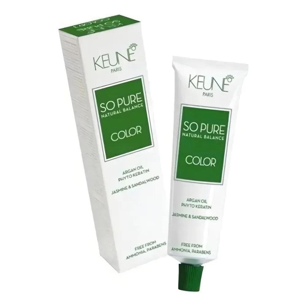 2X Keune So Pure Color 7 Loiro Medio 60Ml