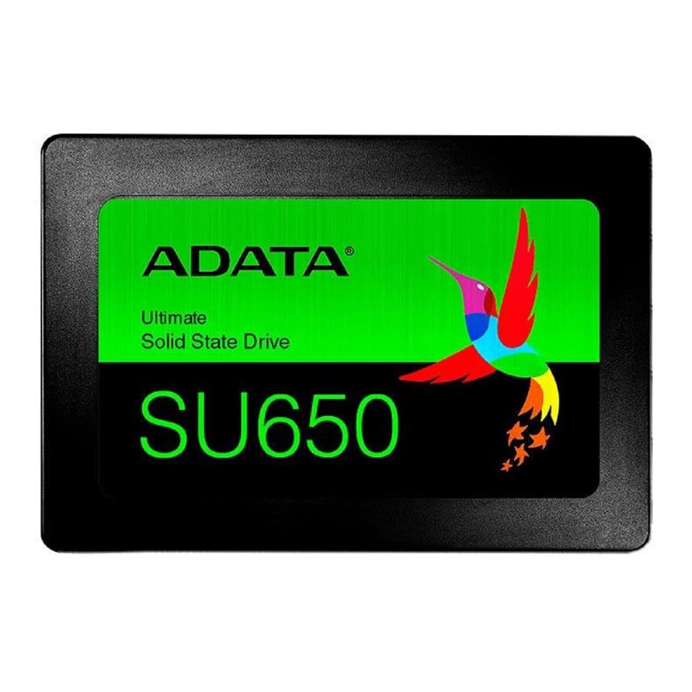 SSD Adata SU650, 256GB, Sata III, Leitura 520MB/s e Gravação 450MB/s