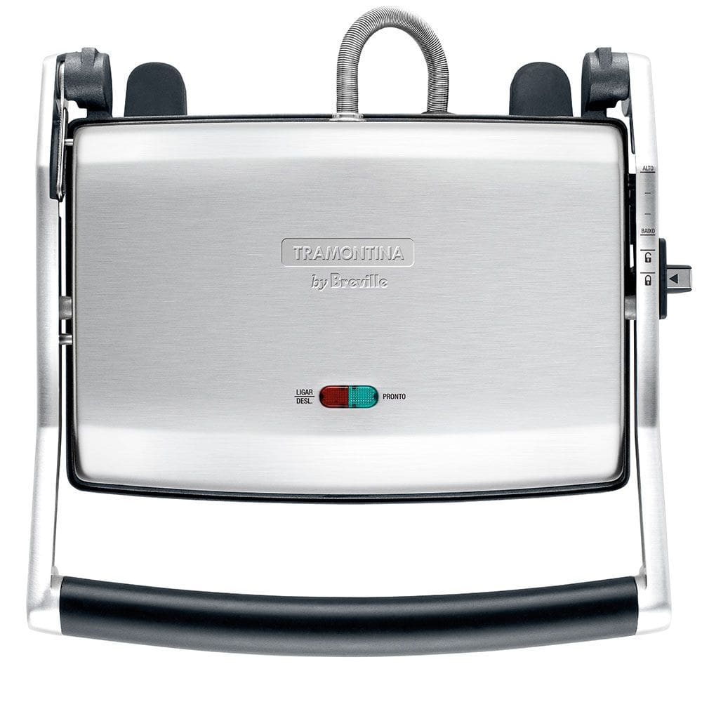 Sanduicheira Tramontina by Breville Express em Aço Inox Fosco com Chapa Flutuante 127V 69054011