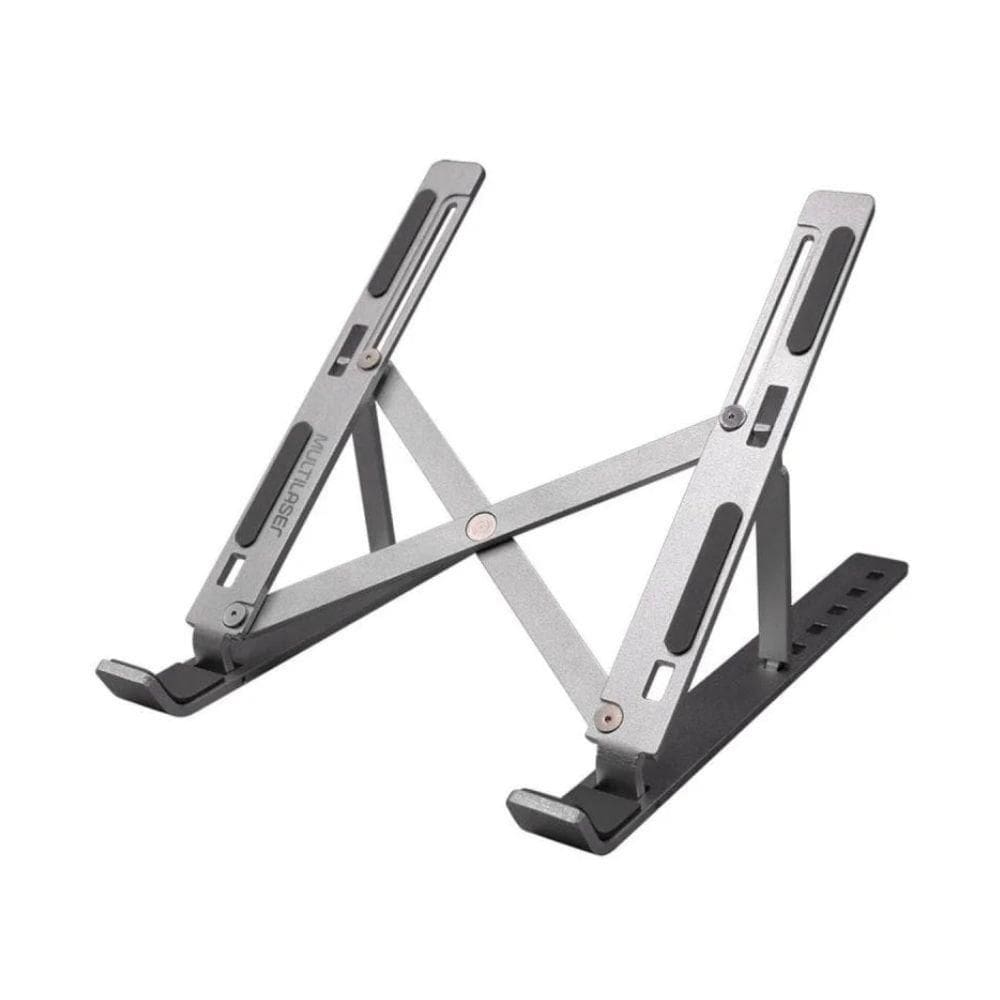 Suporte Notebook Ajustavel Multilaser AC378 em Aluminio Prata