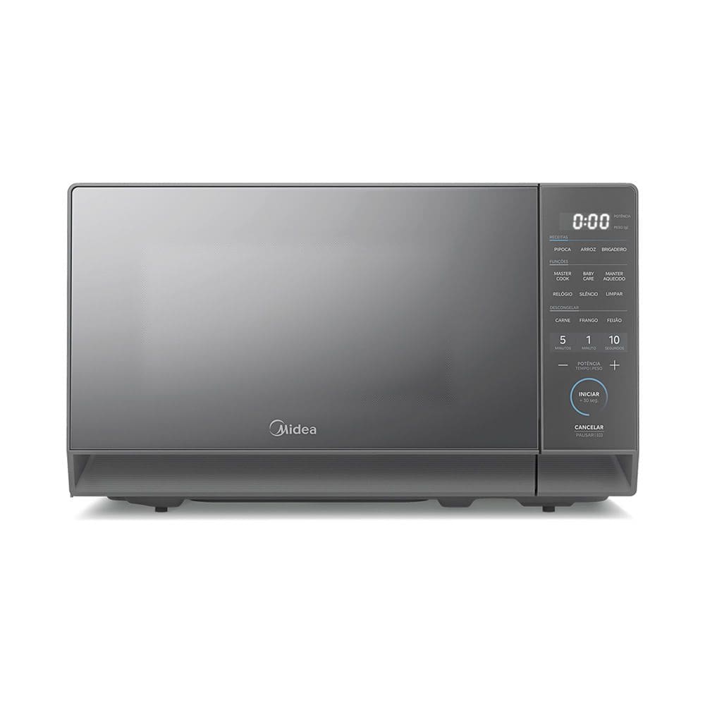 Micro-Ondas 20L Prata Porta Espelhada MasterCook Midea