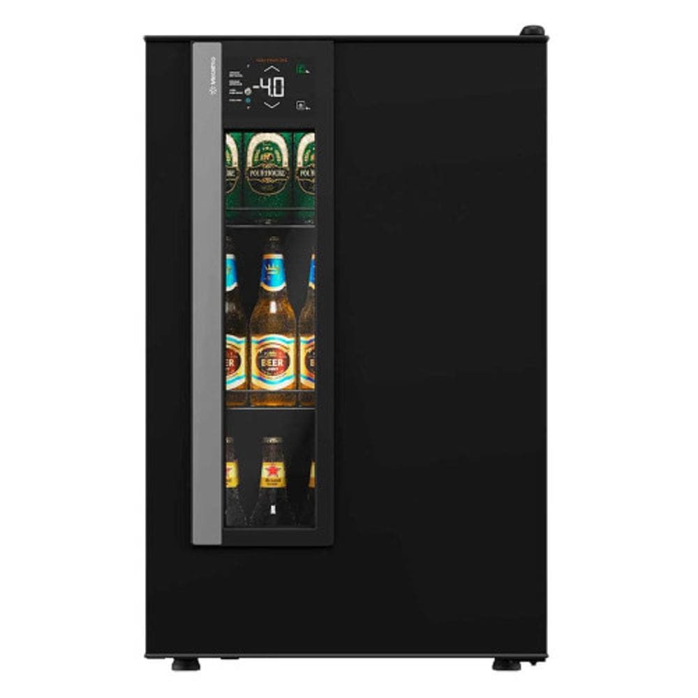 Cervejeira Beer Maxx One Inverter 114L 1 Porta Digital VN12TPP Preto Onix MetalFrio