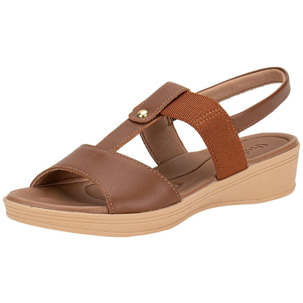Sandália Feminina Anabela Usaflex Ud04008