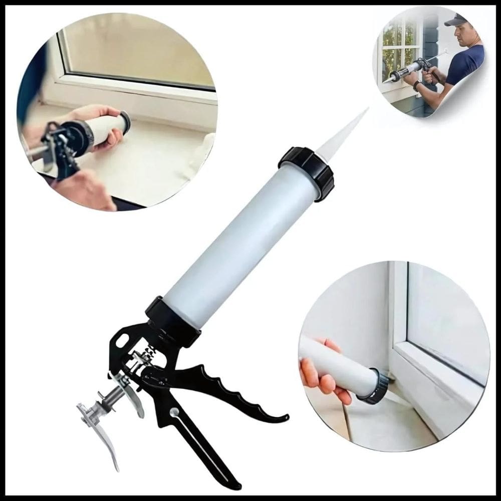 Aplicador De Silicone 400Ml Fechado Pistola