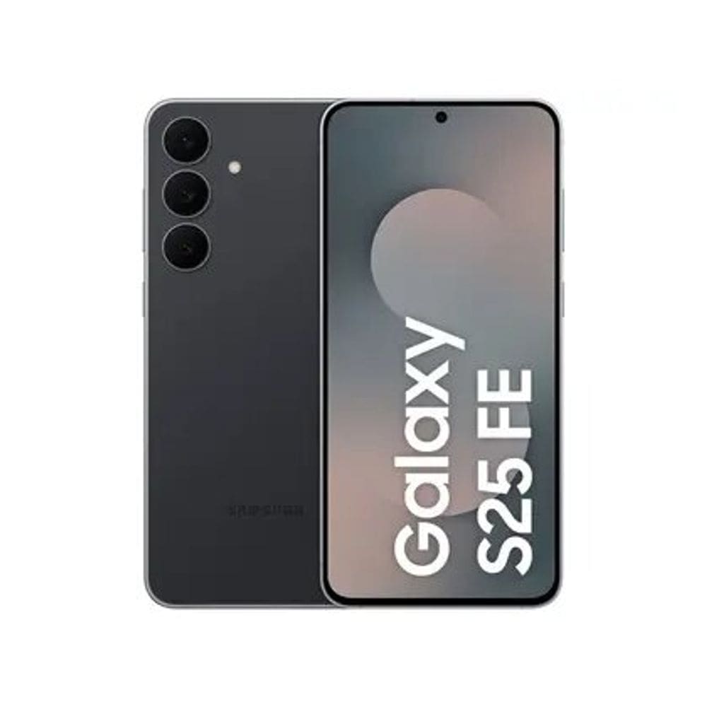 Smartphone Samsung Galaxy S25 FE 5G 128GB JetBlack, RAM 8GB, Câmera 50MP, Selfie de 12MP, Tela 6.7”