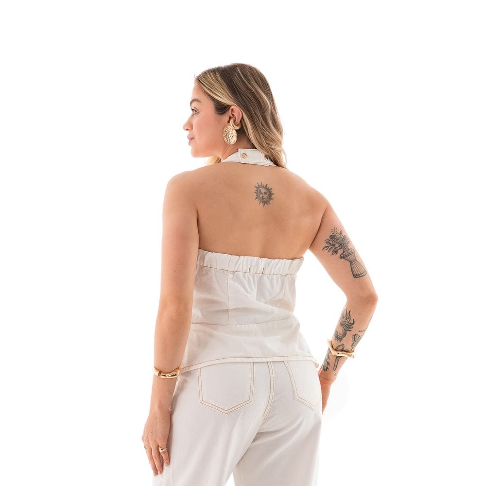 Blusa Jeans Feminina Arauto Frente Única