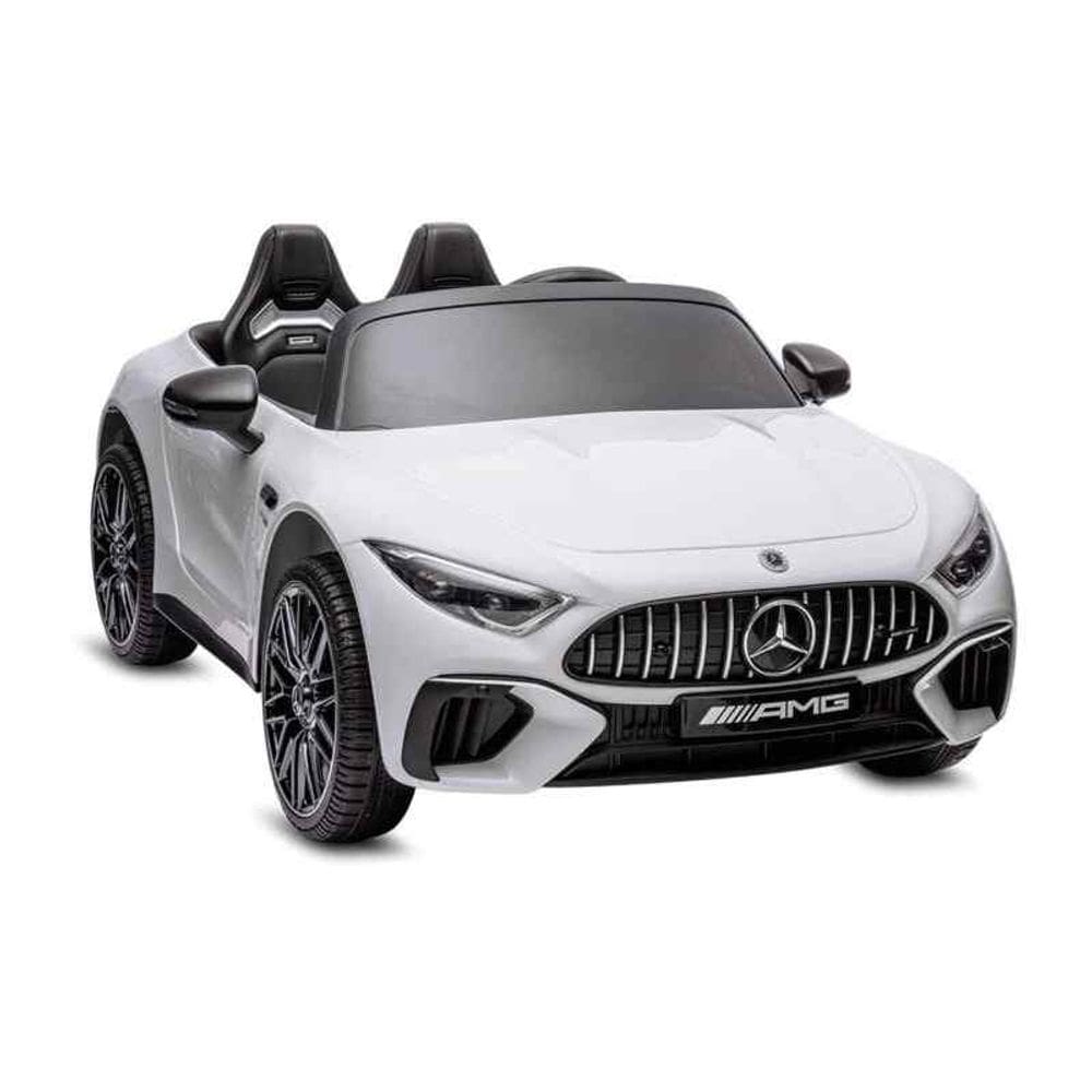 Carrinho Mercedes AMG 2 Lugares R/C Elétrico 12V Branco Bandeirante
