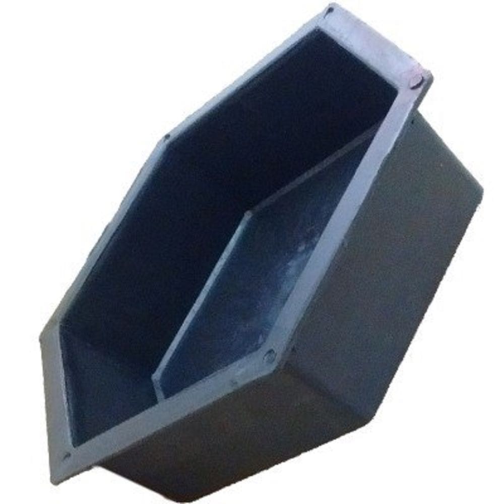 Forma Piso Sextavada Lisa 25x25x8cm - 10 Unidades