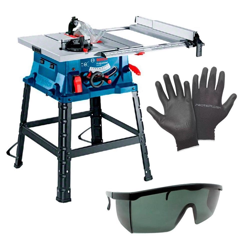 Serra De Mesa Gts 254 1800W 127V Com Óculos E Luva - Bosch