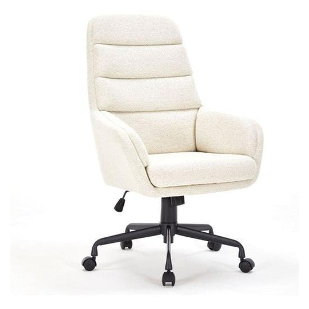 Cadeira Poltrona Escritório Giratória Cotton Neve Até 120Kg