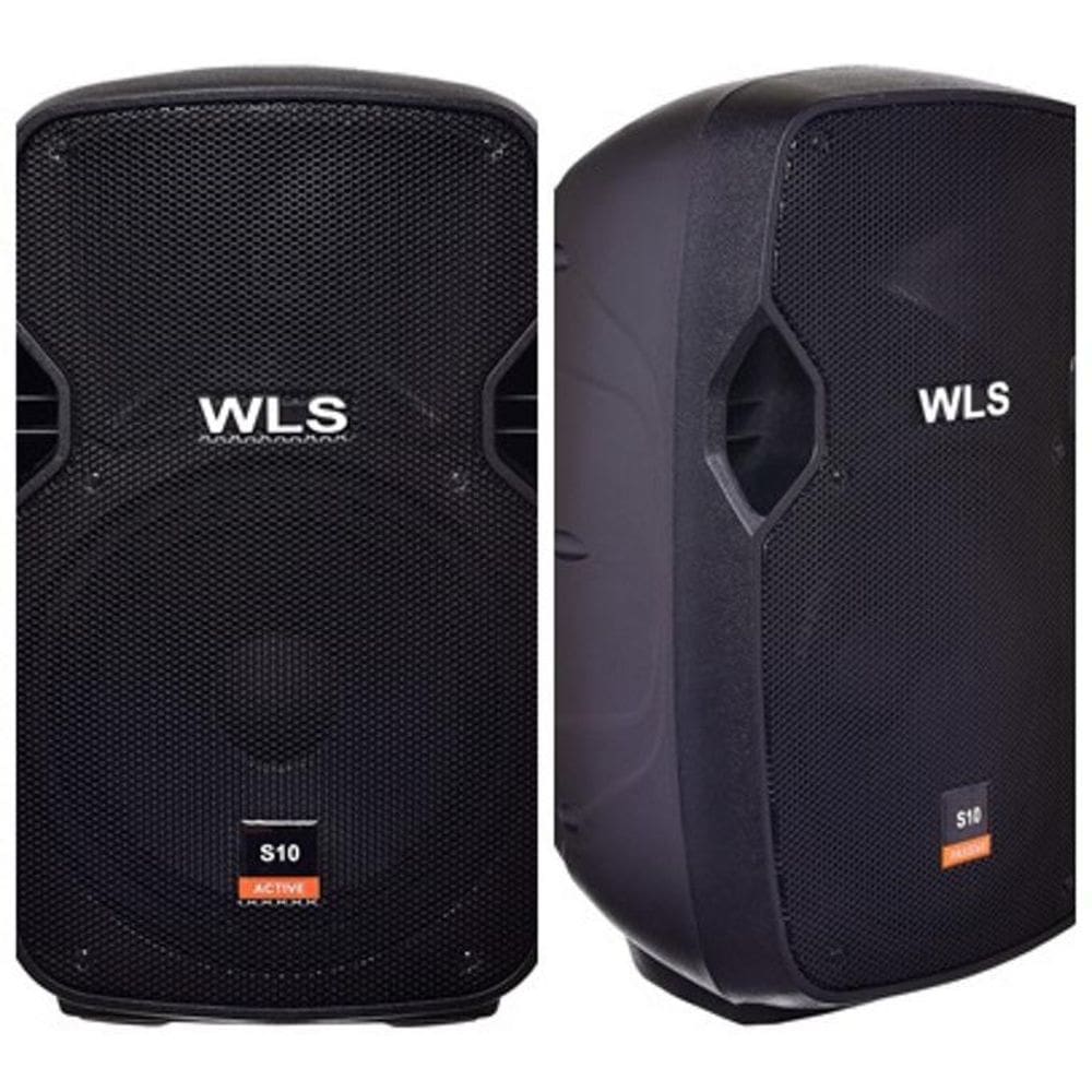 Caixa Acústica Wls S10 Ativa Bluetooth + Caixa S10 Passiva