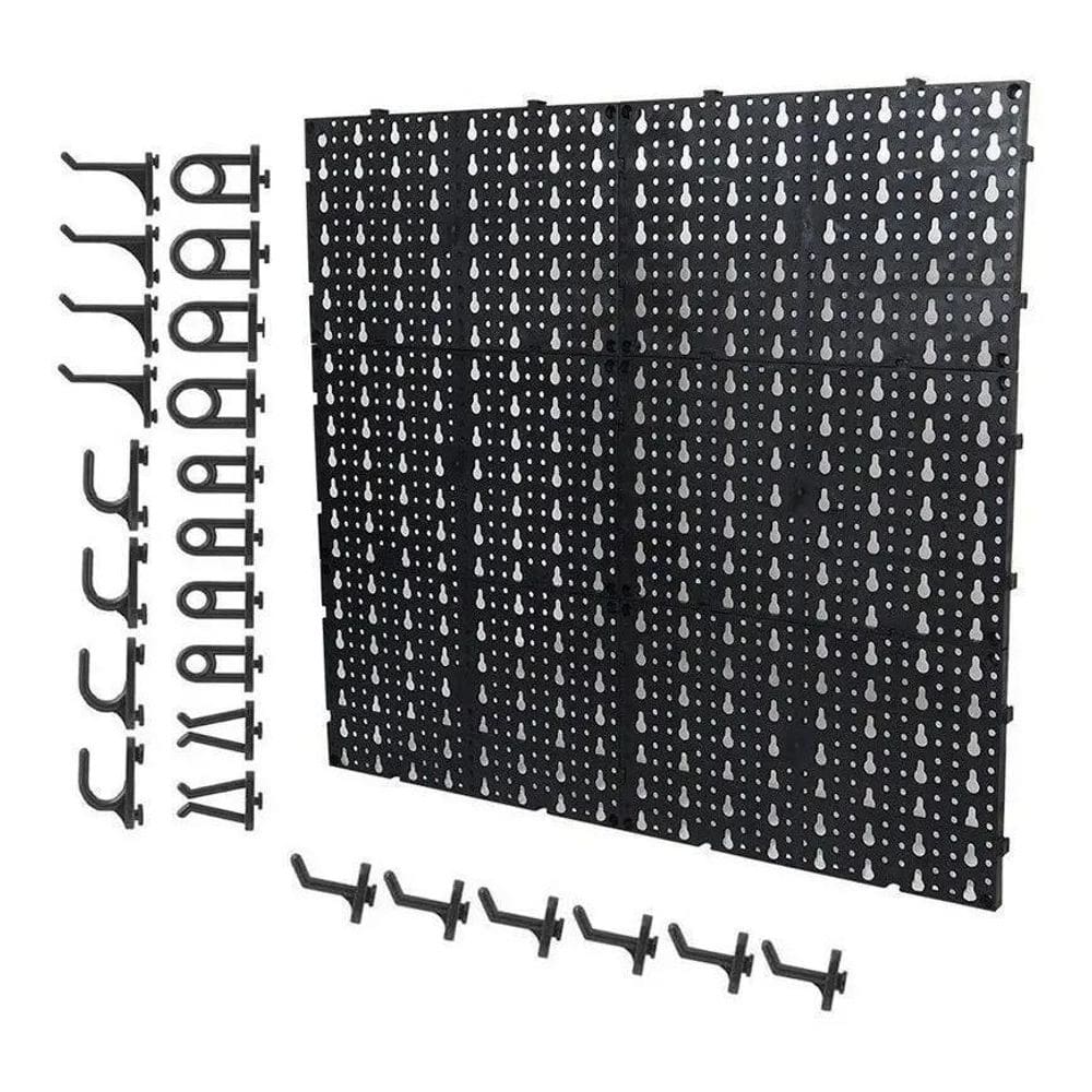 2X Painel Para Ferramentas Em Plástico Perfurado - Organizad