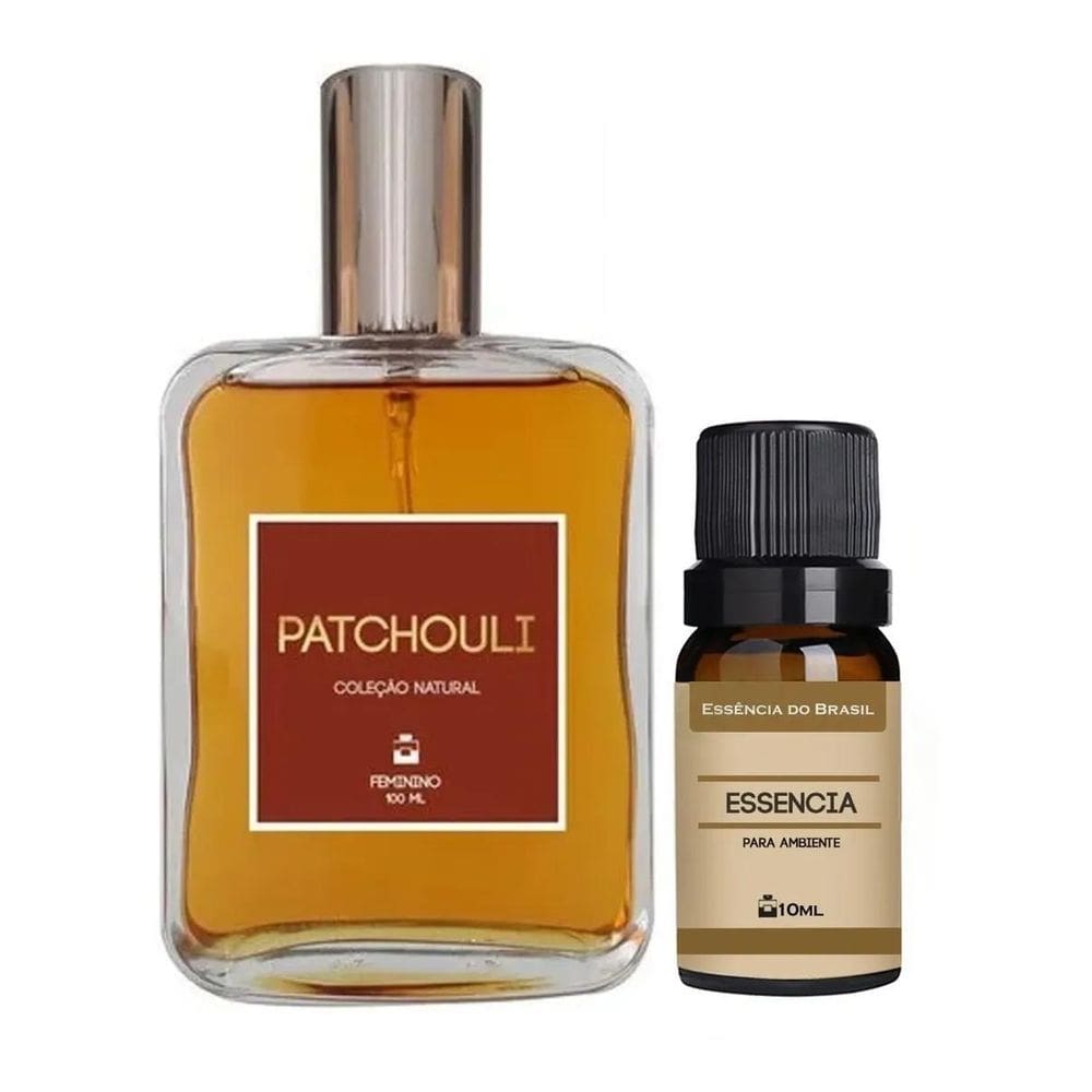 Kit Perfume Feminino Patchouli 100Ml + Essência De Patchouli