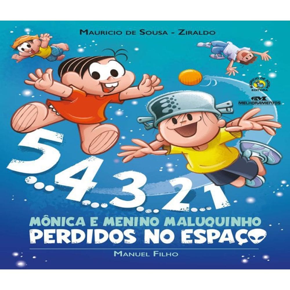 Livro 5... 4... 3... 2... 1 - Monica E Menino Maluquinho