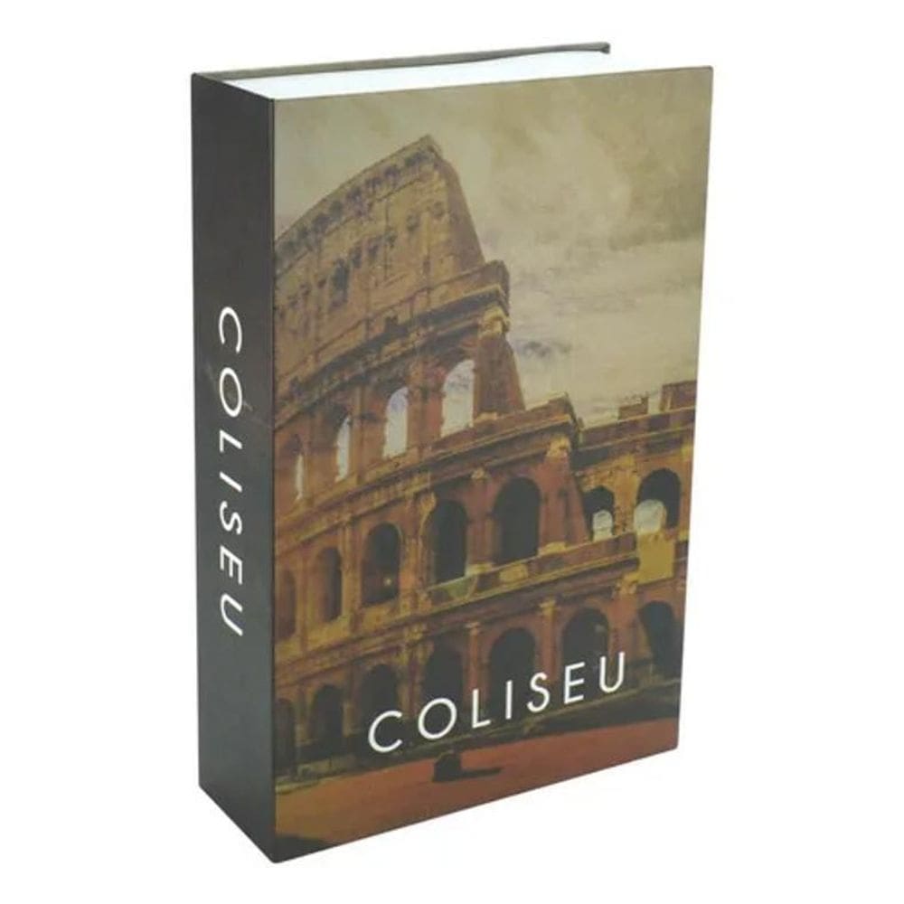 2X Cofre Grande Porta Joias Camuflado Formato De Livro 2 Cha