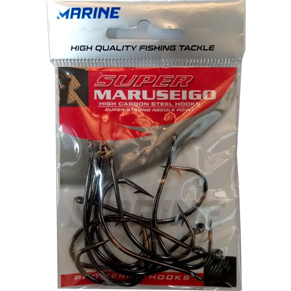 Anzol Marine Sports Super Maruseigo 28 Black Nickel 10 Pçs