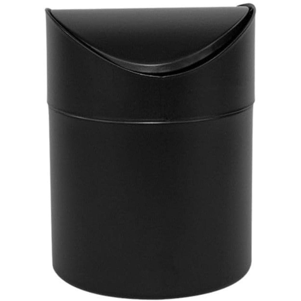 Lixeira Pequena Aço Inox De Pia Bancada 16C Basculante 470Ml