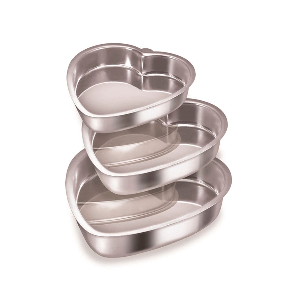 Conjunto de Assadeiras Coração 1 a 3