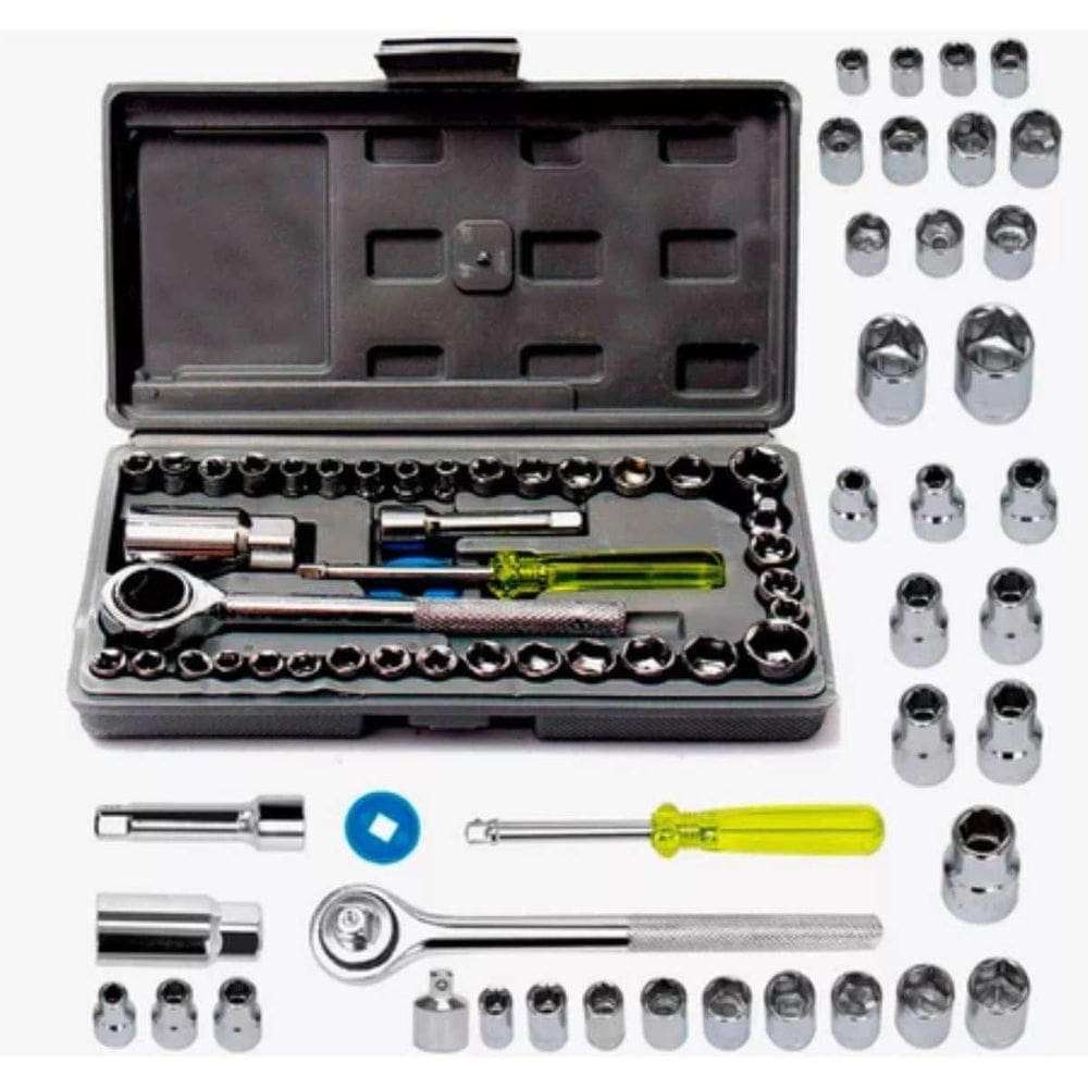 Kit 40 Peças Ferramentas Para Oficina E Casa Pronto Entrega