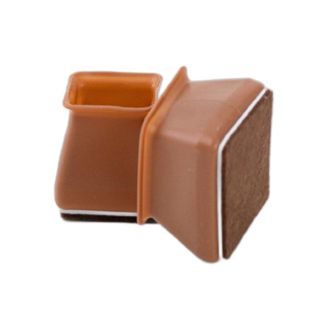 16 Protetor Feltro Para Pé De Cadeia Pezinho Feltro Quadrado