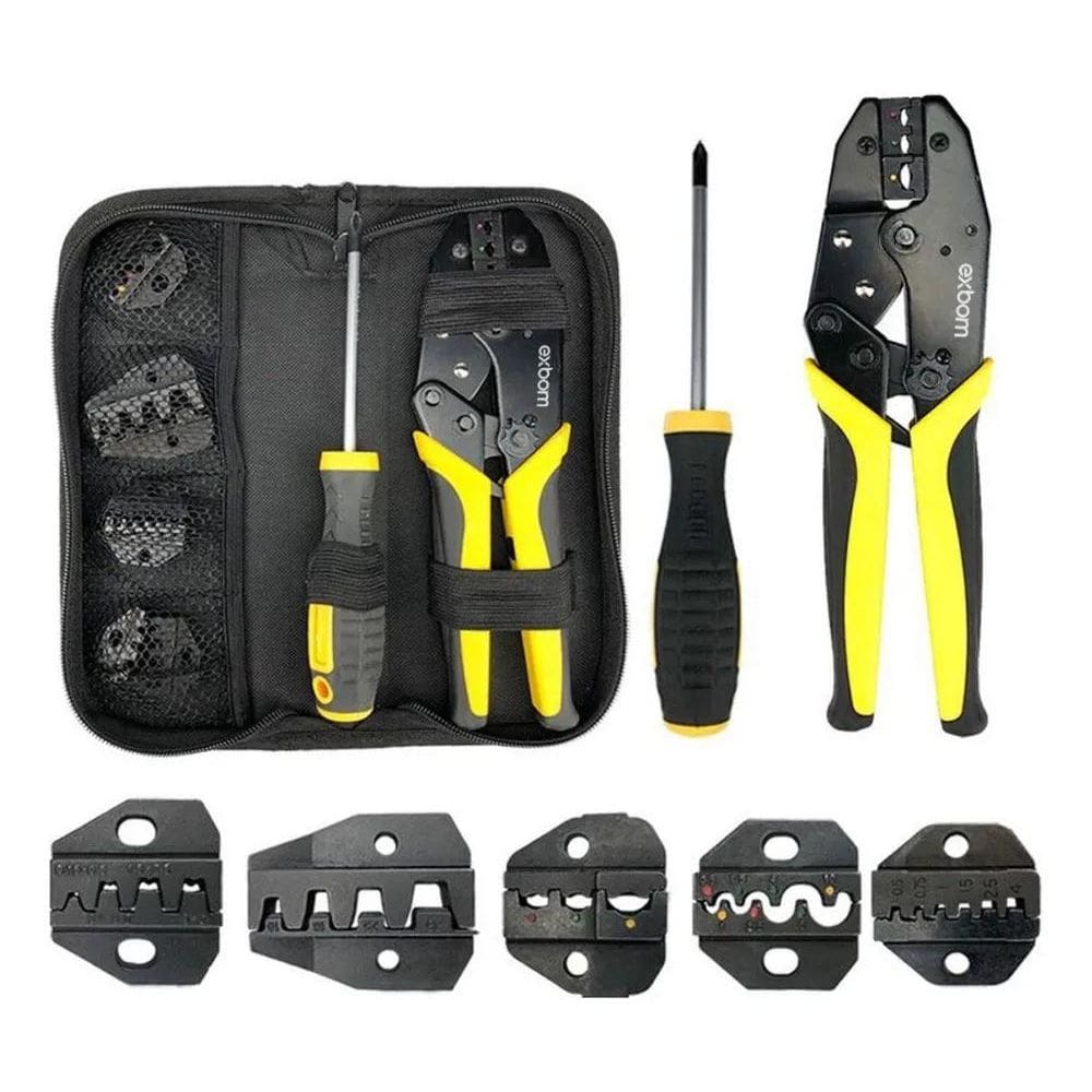 2X Alicate Multifuncional Para Terminal Ilhós 8 X 1 Com 5 Bi