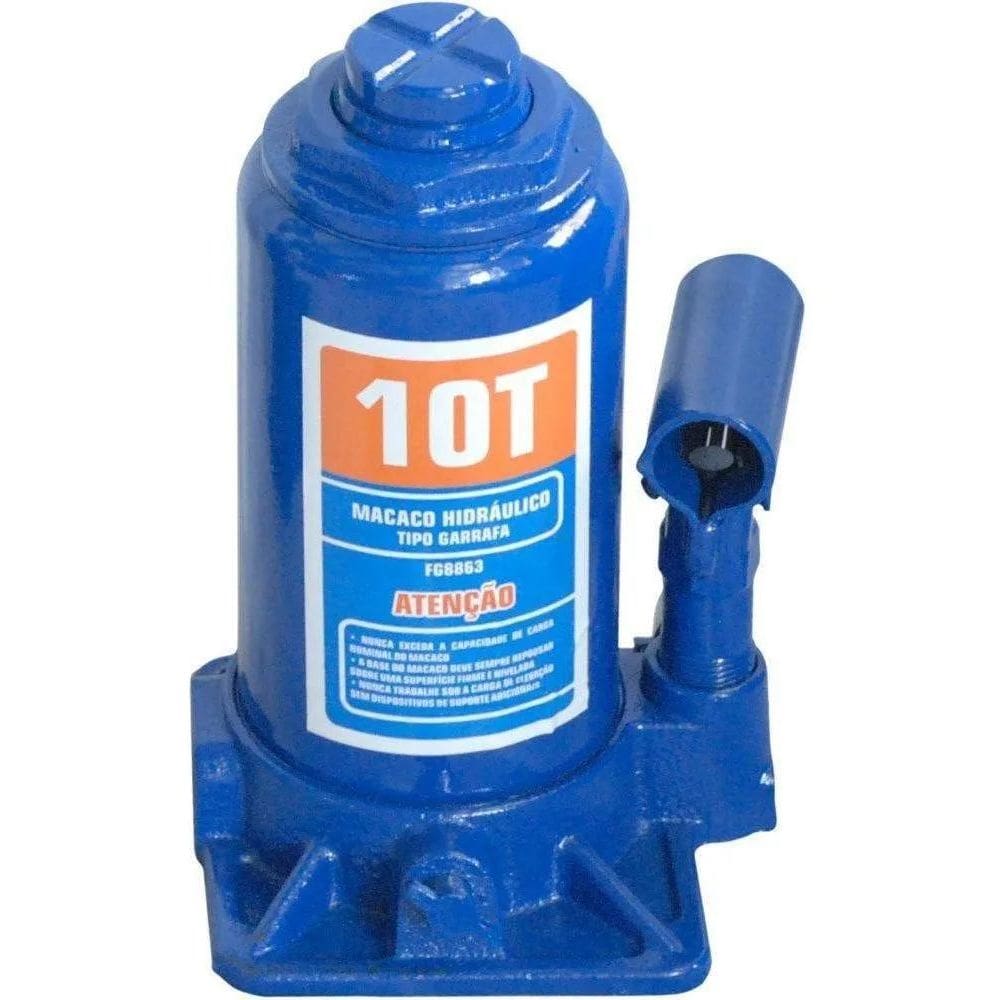 2X Macaco Hidráulico Tipo Garrafa 10T Fortg Pro