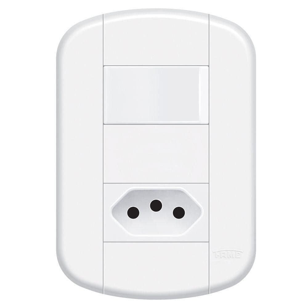 Interruptor Simples Com Tomada 20a Fame - 3925 Blanc