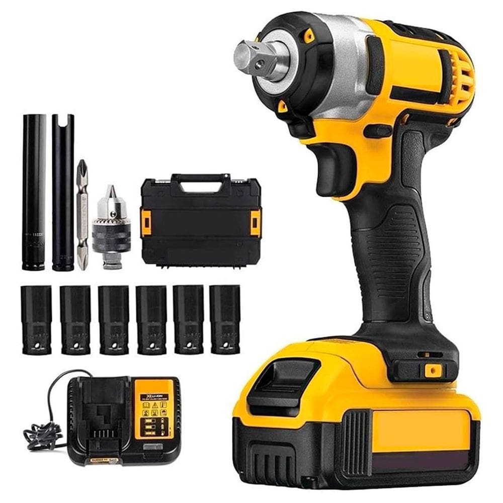 Furadeira E Chave Impacto Bivolt Kit Reformas