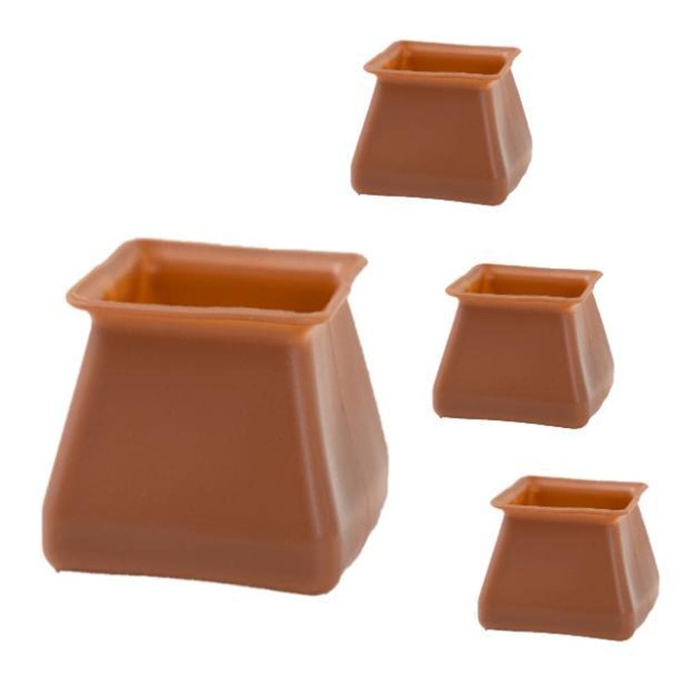 Protetor De Silicone Para Pé Quadrado De Cadeira 8 Peças