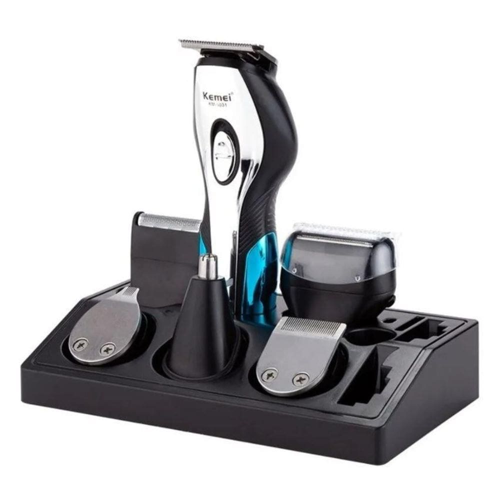 Máquina Cortar Cabelo Aparador De Pelos Masculino Kemei