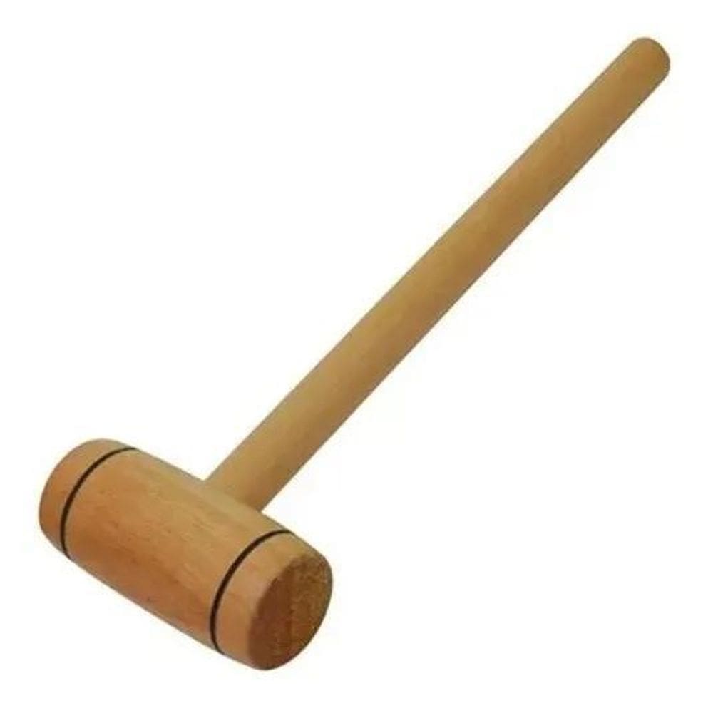 2X Martelo De Madeira Para Bater Pneu Caminhão Ônibus Carret